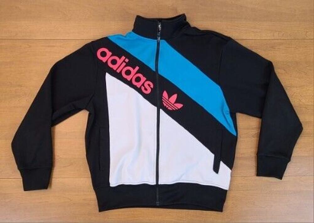 adidas ULTRASTAR Trefoil Men's Medium Full Zip Track Jacket Retro